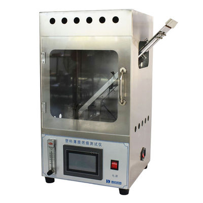 45 Deg Flammability Testing Equipment For Non-Rigid Polyethylene Films With Stainless Steel Sample Clamp