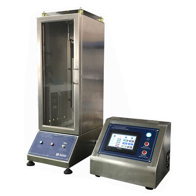 سعر جيد معدات اختبار قابلية الإشتعال معالج اللهب الرأسي للمنسوجات لمقاومة اللهب بعد الحريق وميول طول الفحم الانترنت